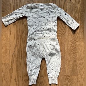 Hanna Andersson pima cotton pajamas size 9-12 months